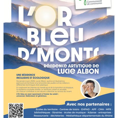 2026 l'or bleu des monts affiche générale résidence