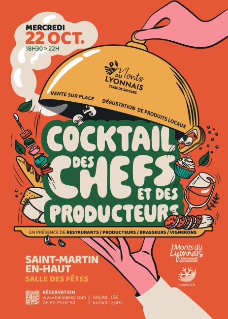 affiche cocktail des chefs 2025