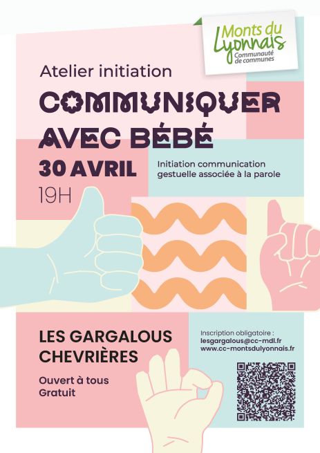 affiche communiquer avec bébé