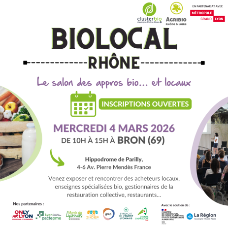 biolocal rhône (69) publication linkedin producteurs transformateurs