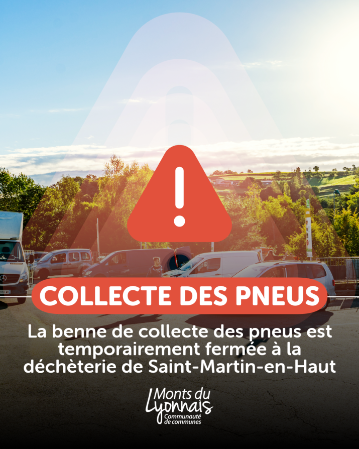 fermeture benne collecte des pneus