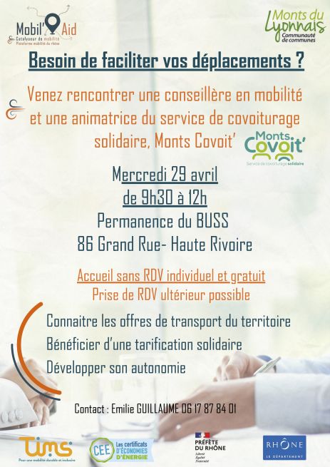 permanence buss haute rivoire 29 avril 2026